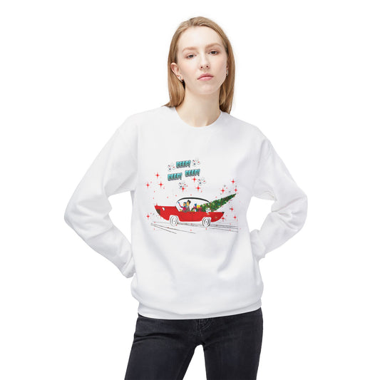 Nostalgic Mahjong Funny Vintage Designed  Christmas Crewneck Sweatshirt, Cozy Christmas Sweater For Mahj Lover