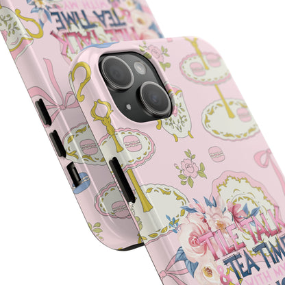 Tea Time Mahjong Phone Case - Stylish Tough Phone Case for Gamers, Tea Lovers, Unique Gift, Protection, Fun Design
