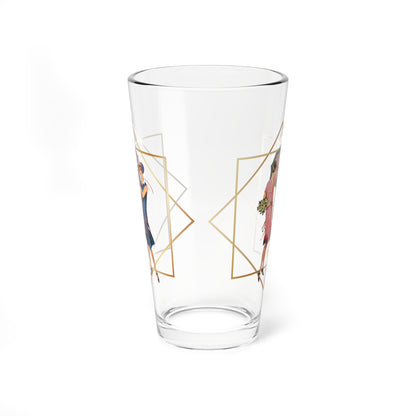 Vintage 1920s Flapper Cocktail Mixing Glass — 16oz Art Deco Bar Glass - Splash of Color Co.