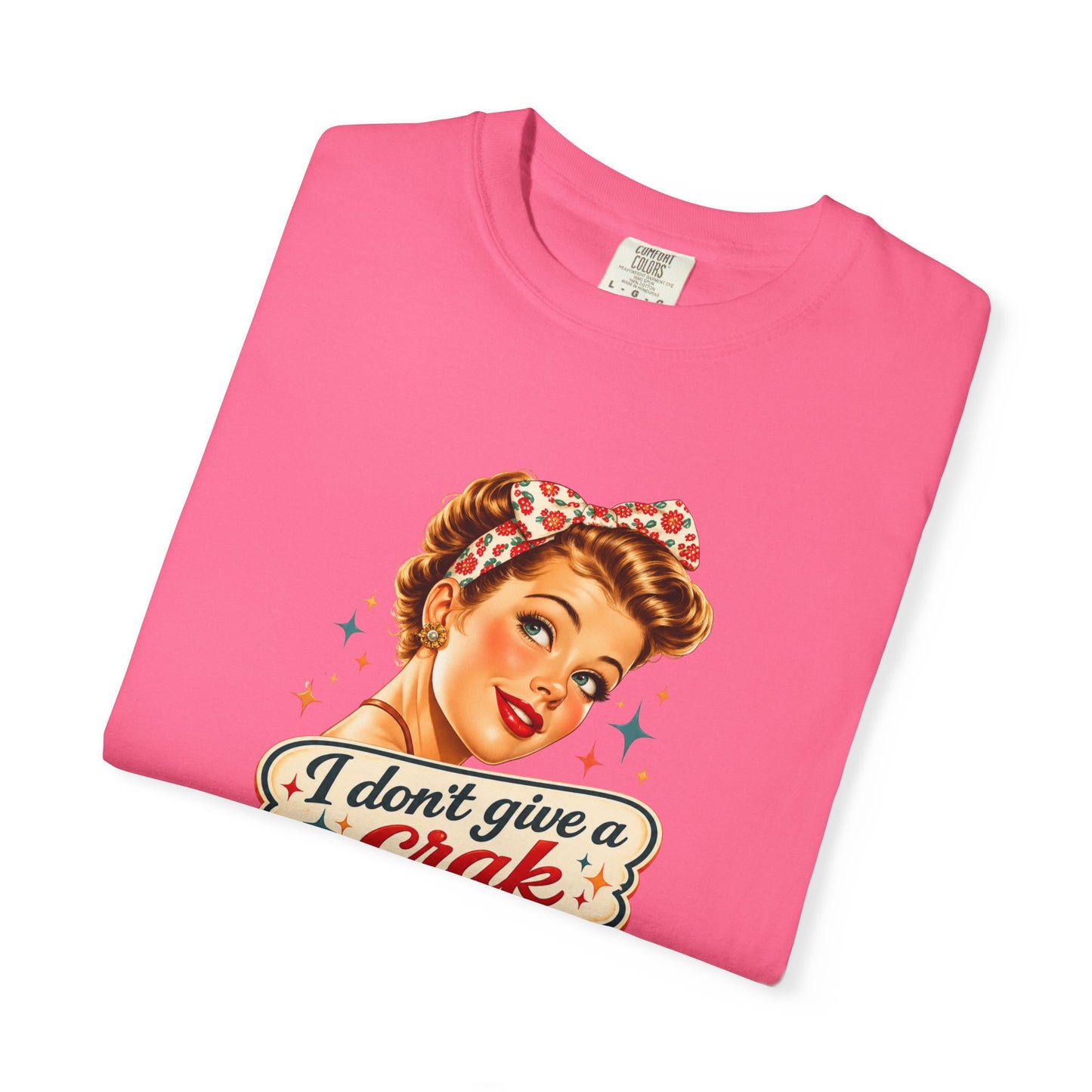 Funny Mahjong Tee — “I Don’t Give a Crak” - Splash Of Mahj And Color Co.