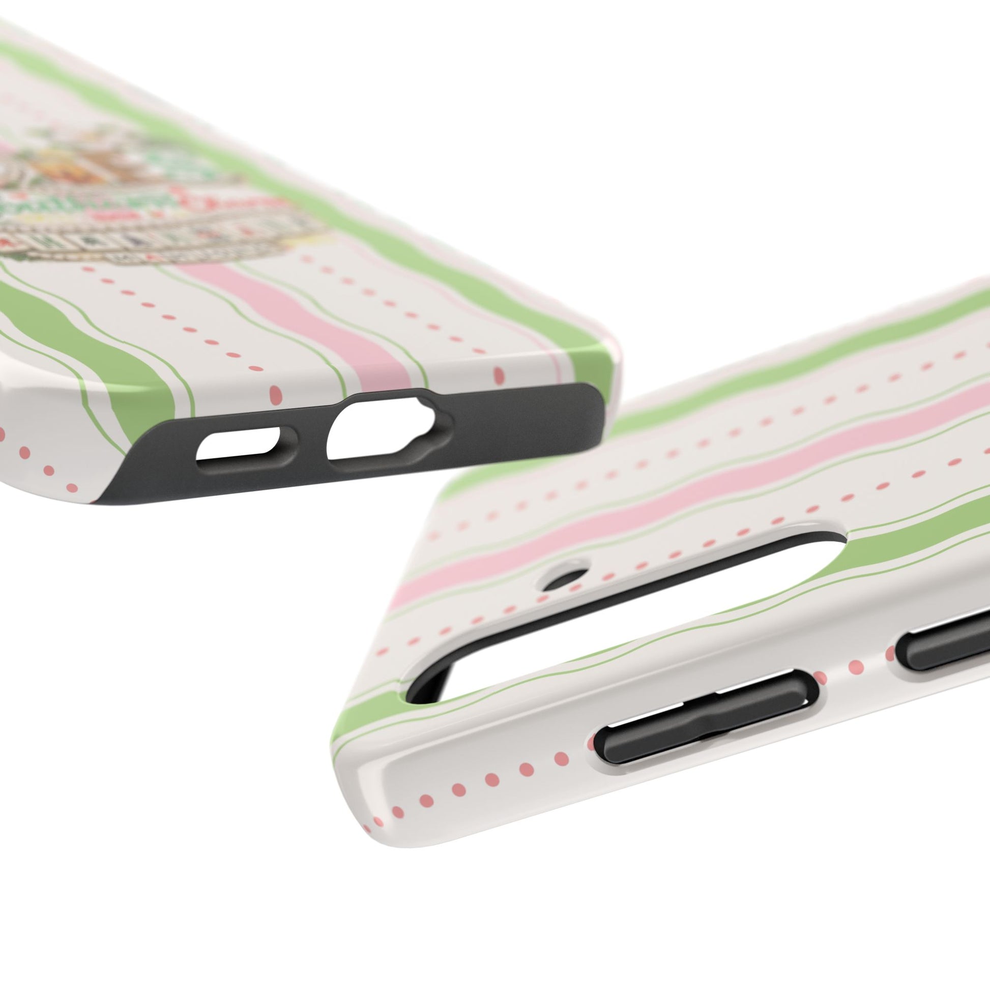 Just a Girl, Who Loves Southern Charm and Mahjong Preppy Pastel Phone Cases - Splash of Color Co.