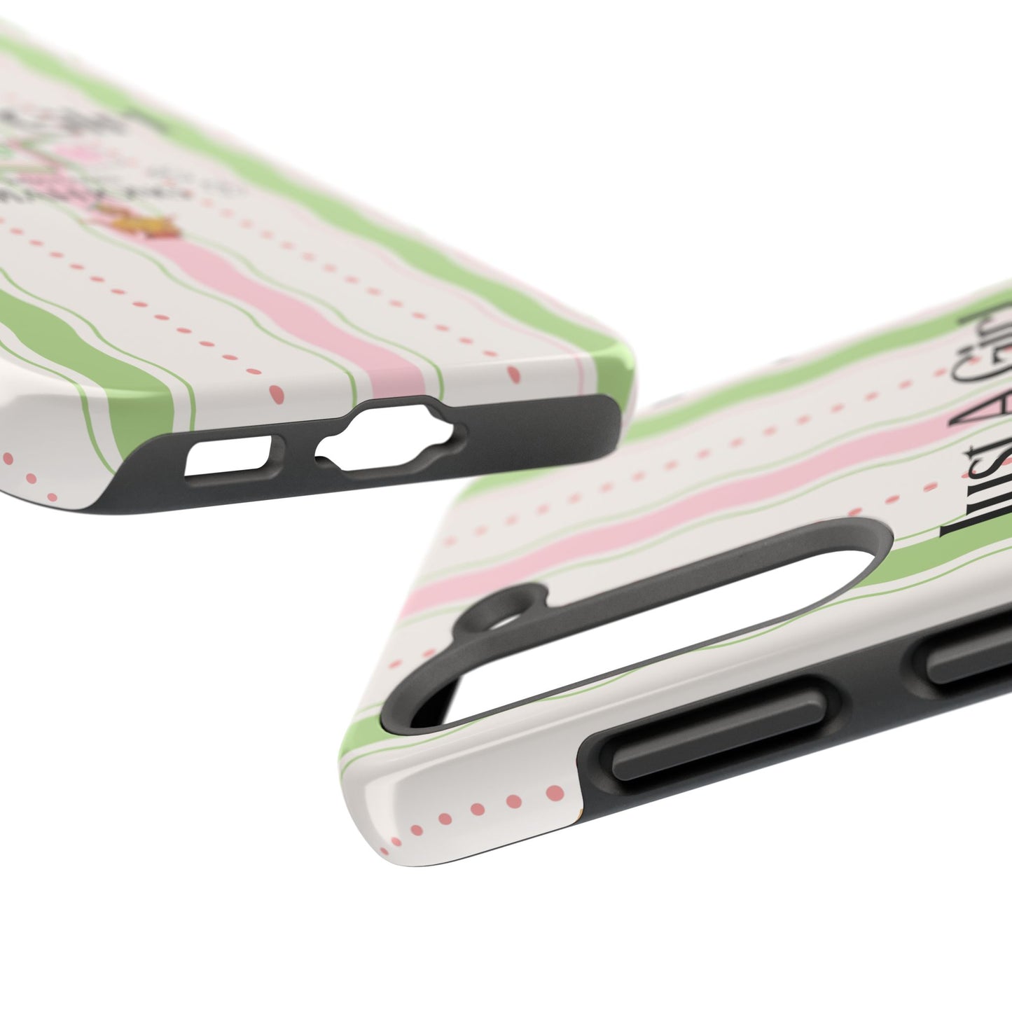 Just A Girl Who Loves Mahjong Phone Case | Mahjong Tiles Pattern - Splash of Color Co.