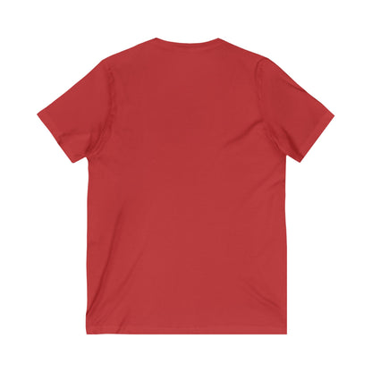 Mahjong V-Neck Tee for Game Nights, Relaxed Style for Board Game Lovers, Perfect Gift for Mahjong Enthusiasts, Casual Wear, Fun Tee