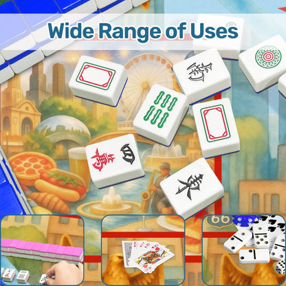 Chicago Illinois Sweet Home Mahjong Mat - Splash of Color Co.