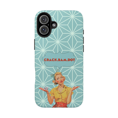 Mahjong Funny Phone Case, Crack Bam Dot  Vintage Style, Funny Gift for Friends, Durable Protection, Perfect for Any Occasion