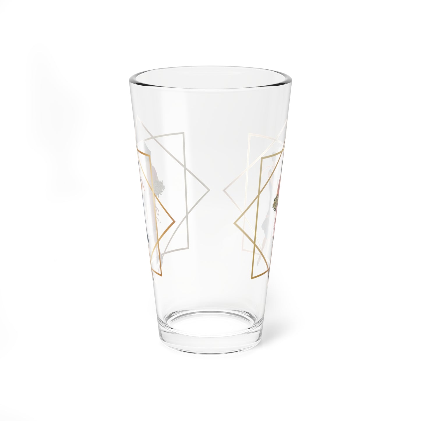 Vintage 1920s Flapper Cocktail Mixing Glass — 16oz Art Deco Bar Glass - Splash of Color Co.