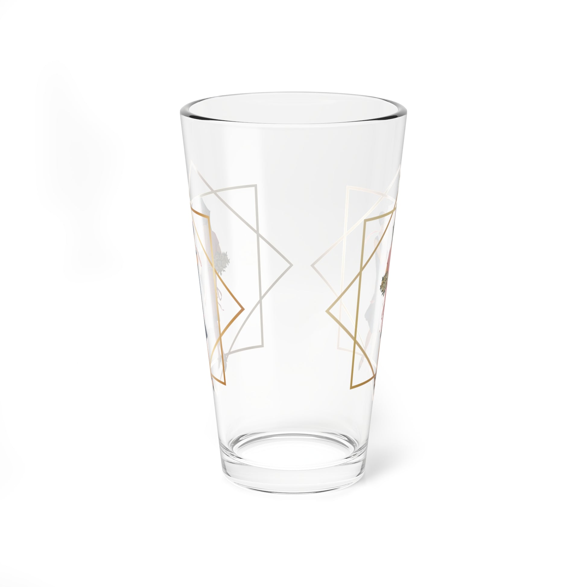 Vintage 1920s Flapper Cocktail Mixing Glass — 16oz Art Deco Bar Glass - Splash of Color Co.