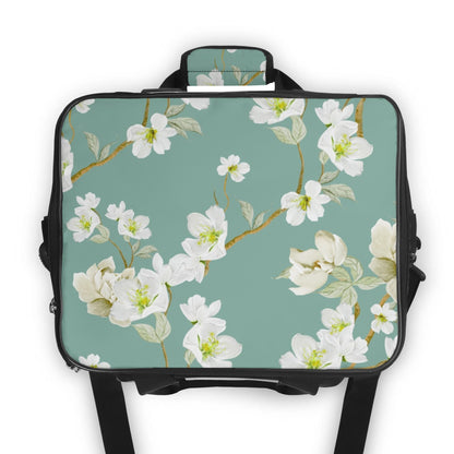 Whimsical Dogs Playing Mahjong Floral Asian Designed Cooler Bag For Game Nights Or Pool Side