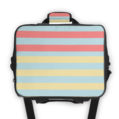 Nautical Sardine Tinned Fish Preppy Striped Cooler Bag