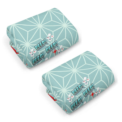Funny Christmas Mahjong Beep Beep Vintage Nostalic Couple Christmas Kitchen Bath Hand Towels