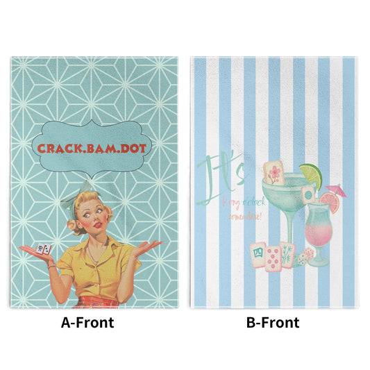 Funny Mahjong Dish Towels Mahjong Puns