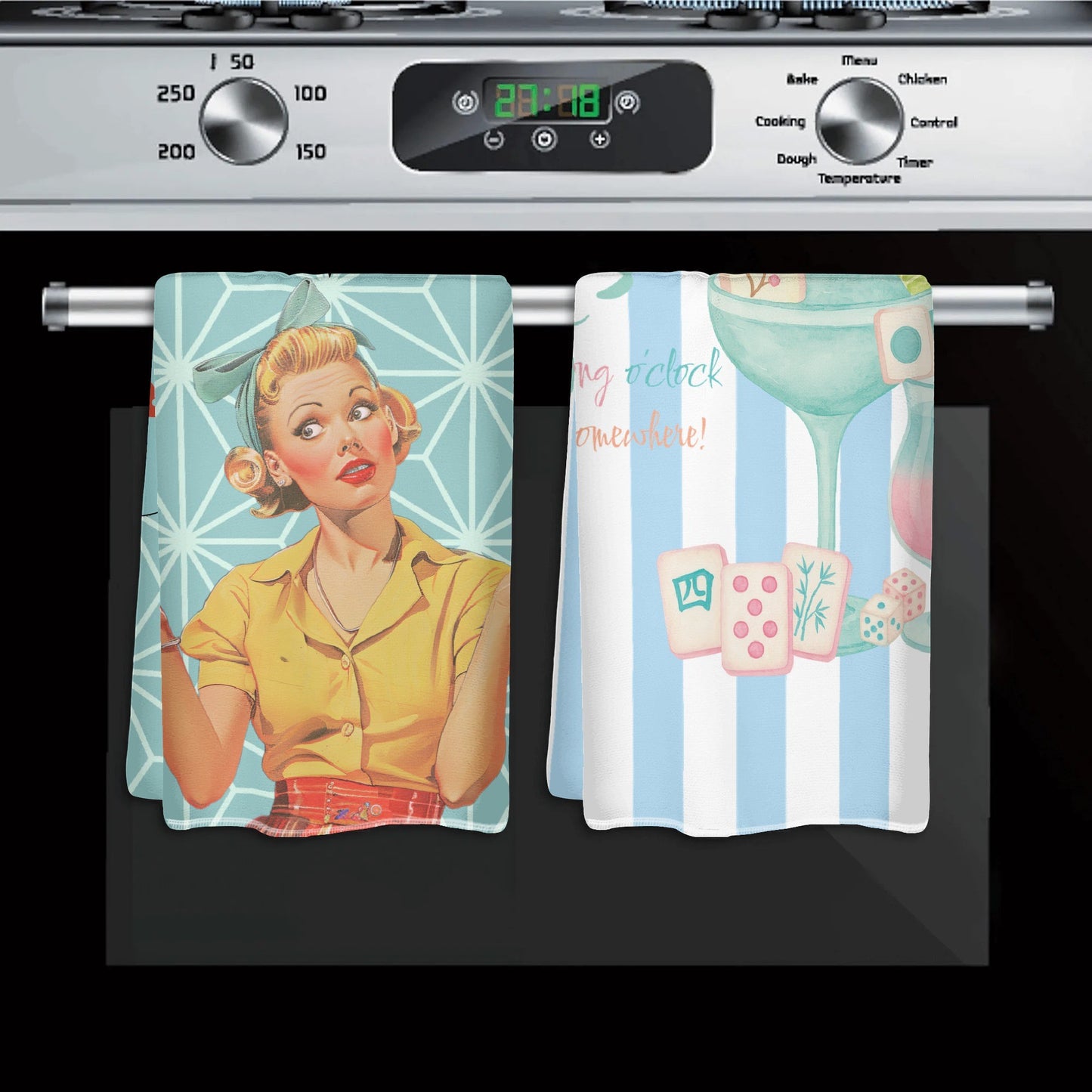 Funny Mahjong Dish Towels Mahjong Puns