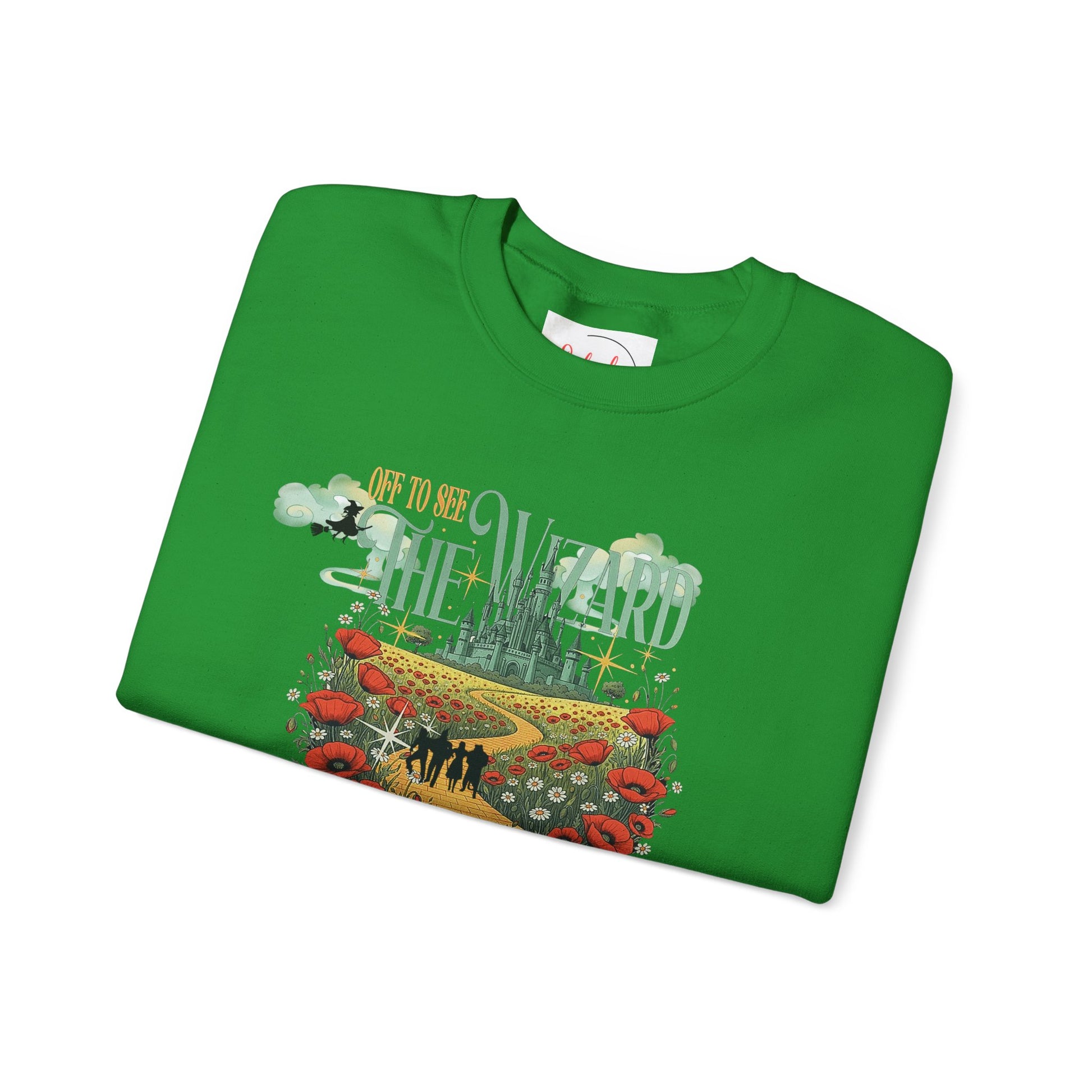 Wizard of Oz Whimsical Magical Crewneck Sweatshirt — Off To See The Wizard - Splash of Color Co.