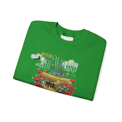 Wizard of Oz Whimsical Magical Crewneck Sweatshirt — Off To See The Wizard - Splash of Color Co.