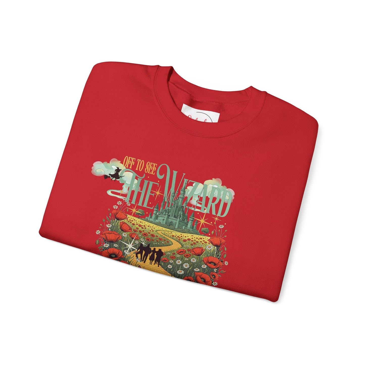 Wizard of Oz Whimsical Magical Crewneck Sweatshirt — Off To See The Wizard - Splash of Color Co.