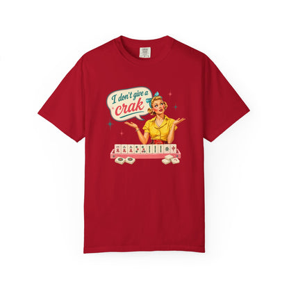 I Don’t Give a Crak Funny Mahjong T-Shirt