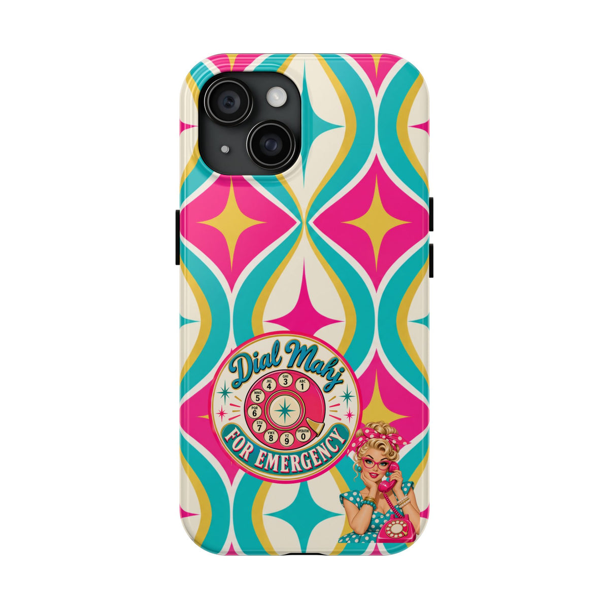 Dial Mahj For Emergency Modtastic Tough Phone Cases