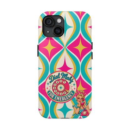 Dial Mahj For Emergency Modtastic Tough Phone Cases