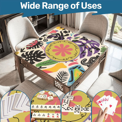 Mahjong Mat Boho Doodle And Dads Tropical Play - Splash of Color Co.