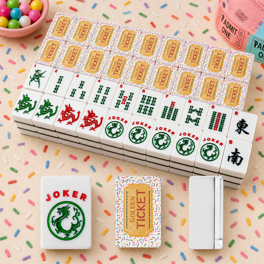 World Of Imagination American Mahjong Tiles With Carry Case - Splash of Color Co.