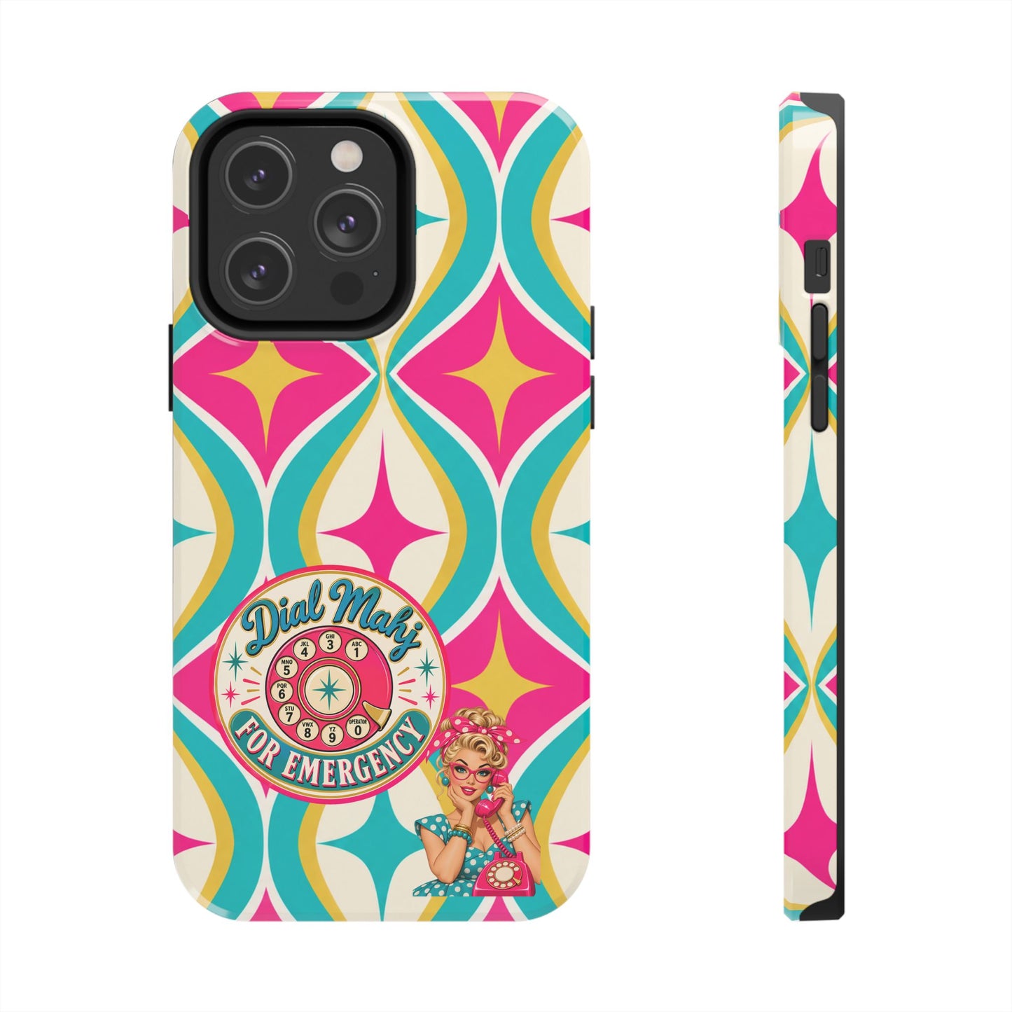 Dial Mahj For Emergency Modtastic Tough Phone Cases