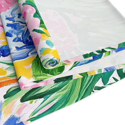 Chinoiserie Citrus Floral Vibrant Table Runner with Classic Vases - Splash of Color Co.