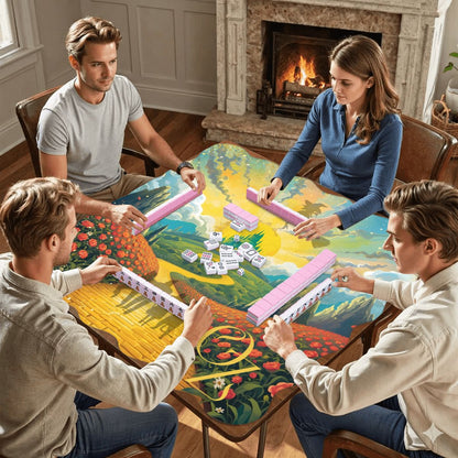 Wizard Of Oz Scalloped Mahjong Mat