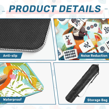 Toucan Tessa Tropical Fun Mahjong Mat - Splash of Color Co.