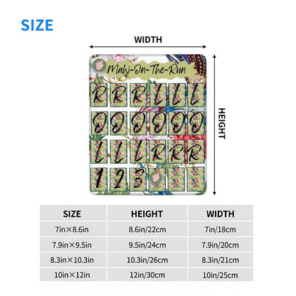 Mahj On The Run Asian Chinoiserie Solo Practice Play Pad - Splash of Color Co.