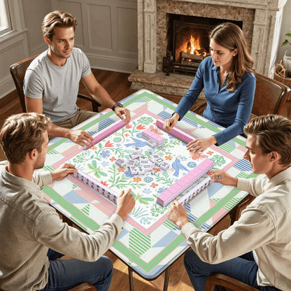 Secret Garden Of Eden Mahjong Mat - Splash of Color Co.