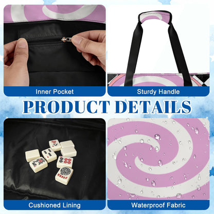 Harlequin Romance Tile And Rack Bundle Mahjong Bag Set - Splash of Color Co.