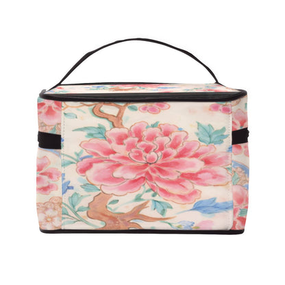 Famille Rose Peony Pink Portable Mahjong Tile Bag - Splash of Color Co.
