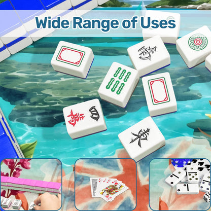 BVI British Virgin Islands Tropical Mahjong Mat - Splash of Color Co.