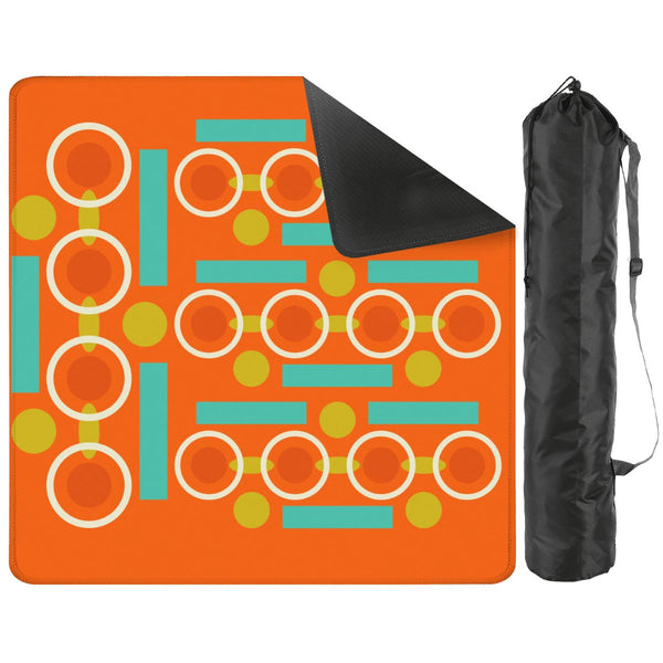 Palm Springs Orange Mahjong Mat - Splash of Color Co.