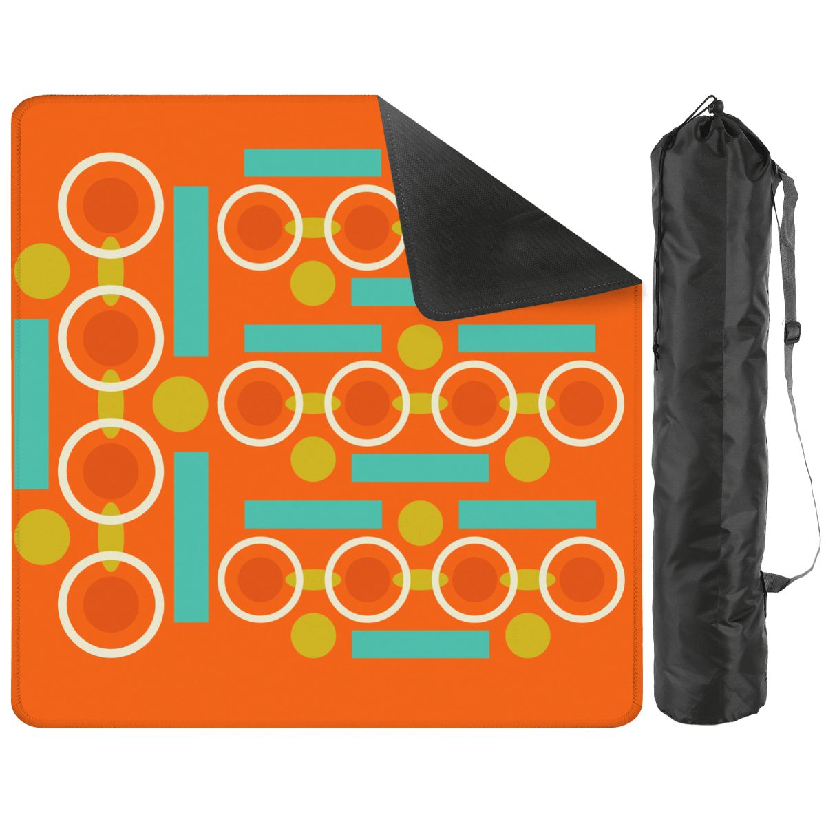 Palm Springs Orange Mahjong Mat - Splash of Color Co.