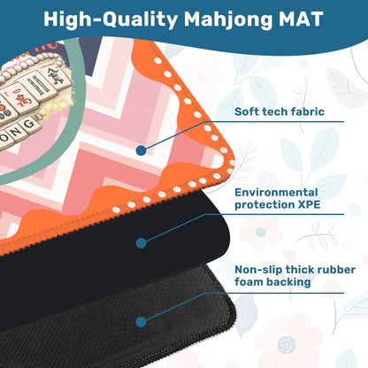 Just A Girl Who Likes Southern Charm And Mahjong Mini Travel Mahjong Mat (Ship Rolled up)
