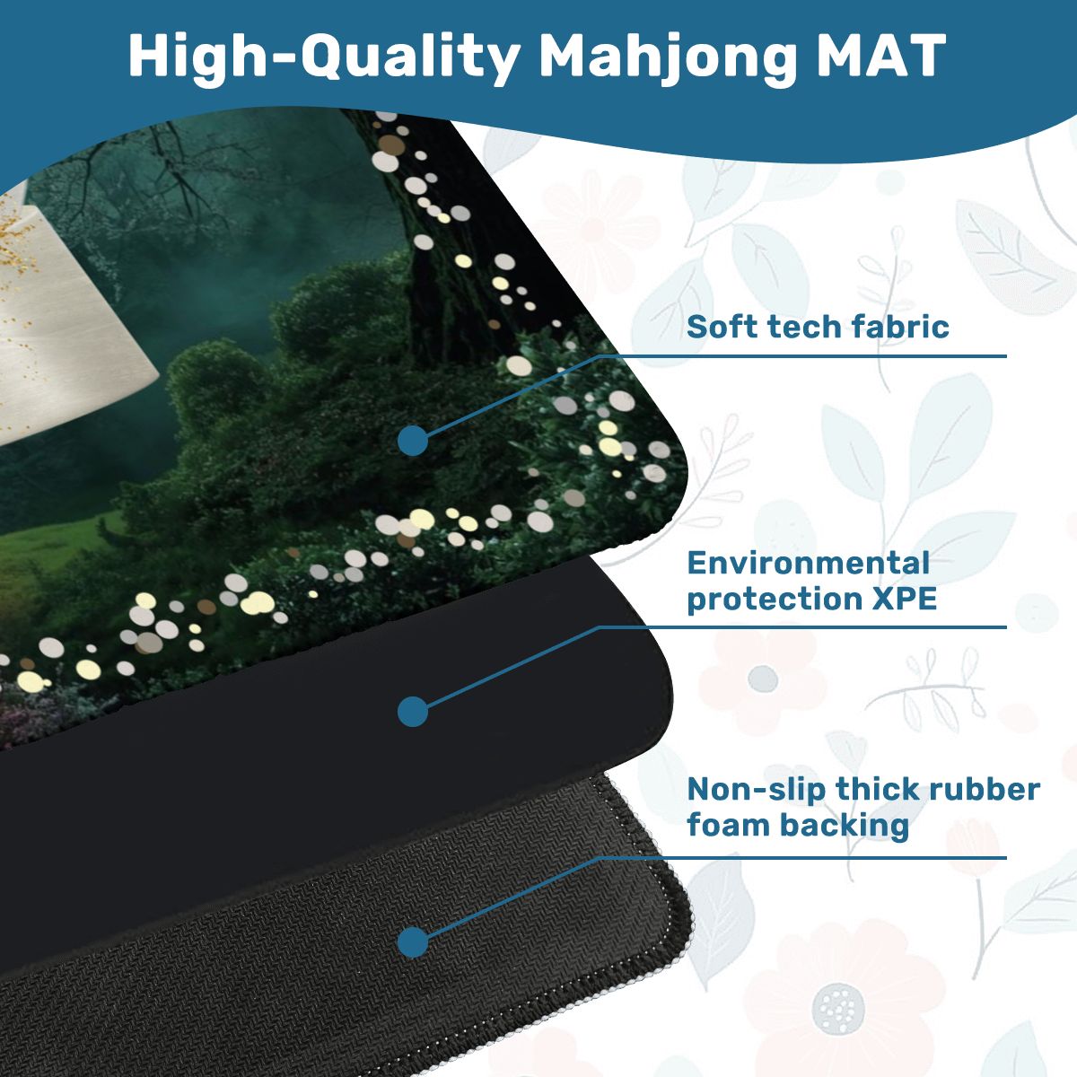 Magical Transport Enchanted Mahjong Mat - Splash of Color Co.