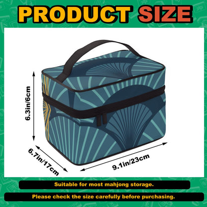 Art Deco Portable Mahjong Tile Bag - Splash of Color Co.