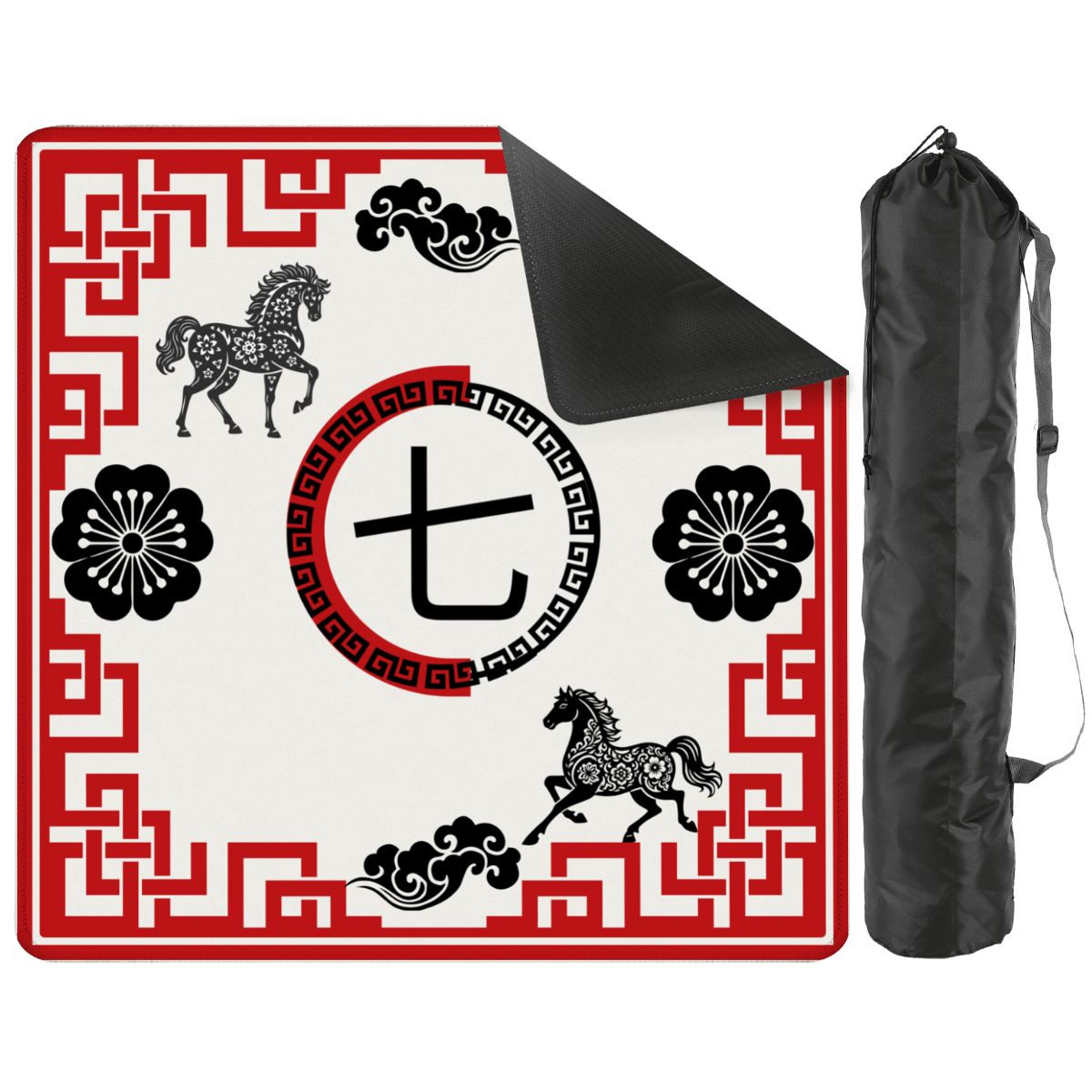 Lucky Qi Asian Mahjong Mat - Splash of Color Co.