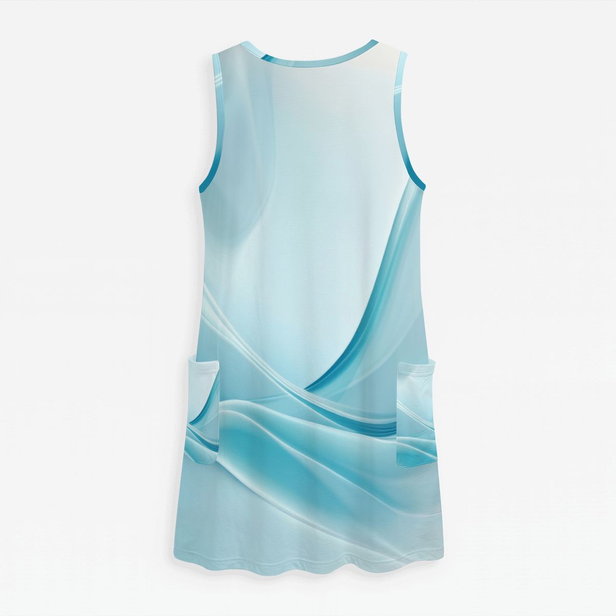 Mahjong Girls Cruise Women's Sleeveless Dress Bathing Suit Coverup with Pockets - Splash of Color Co.