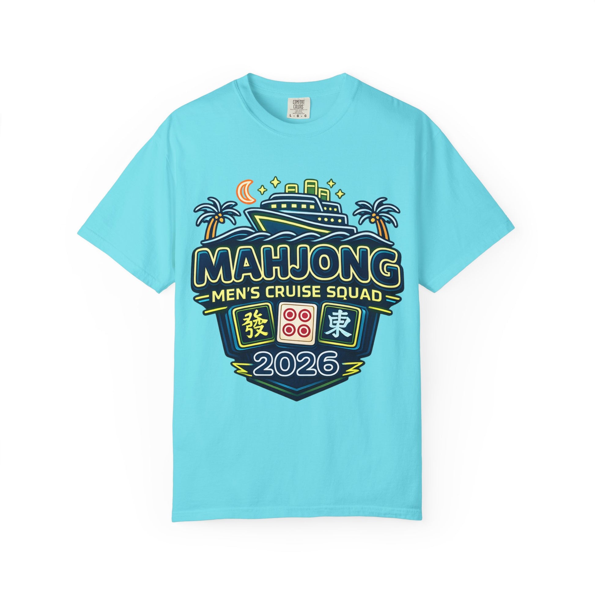 Mahjong Men's Cruise Squad 2026 T-Shirt - Splash of Color Co.