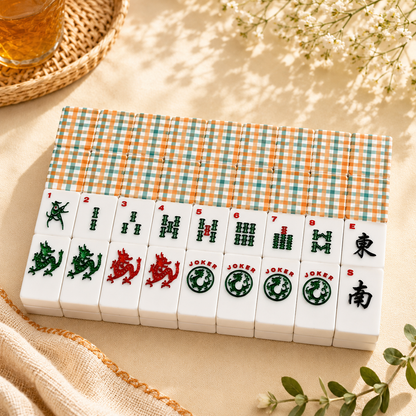Mad About Plaid Fall American Mahjong Tiles And Carry Case