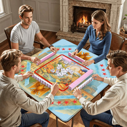 Chicago Illinois Sweet Home Mahjong Mat - Splash of Color Co.