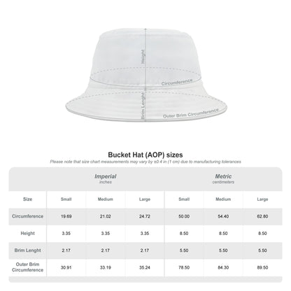 Mahjong Girl’s Cruise Bucket Hat — Retro Neon Mahjong Cruise - Splash of Color Co.