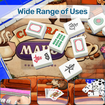Mahj at the Perk Mahjong Mat - Splash of Color Co.