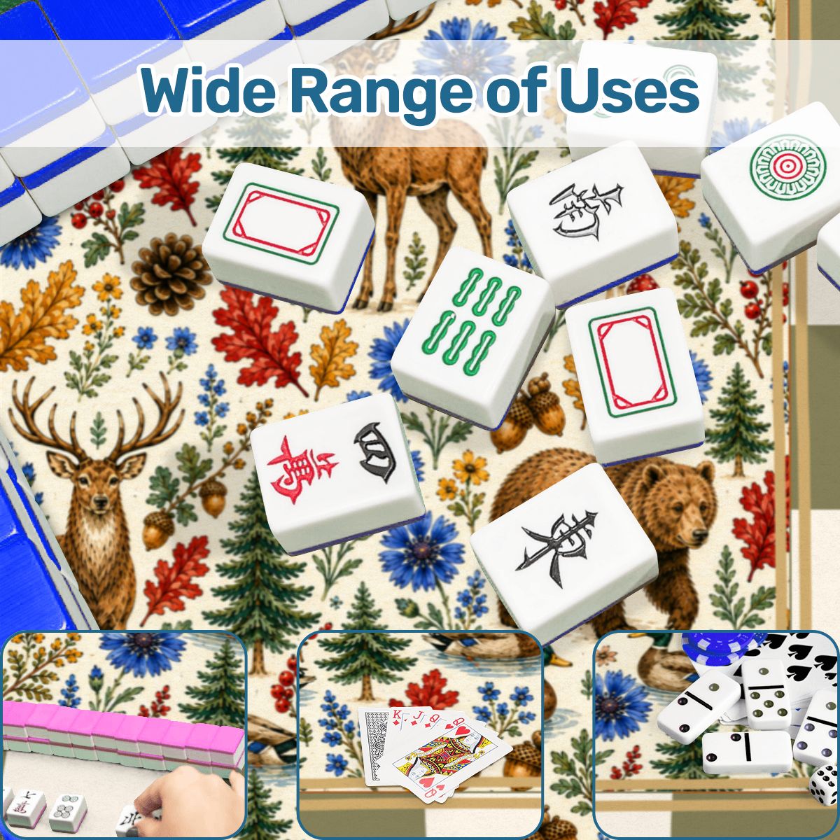 Rustic Woodlands Mahjong Mat 26x26