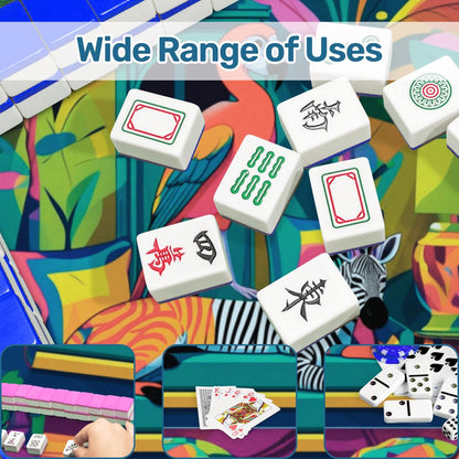 Wild Thang Animal Safari Mahjong Mat - Splash of Color Co.