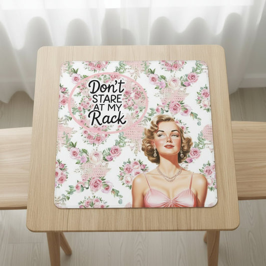Funny Mahjong Mat, Don't Stare At My Rack - Splash of Color Co.