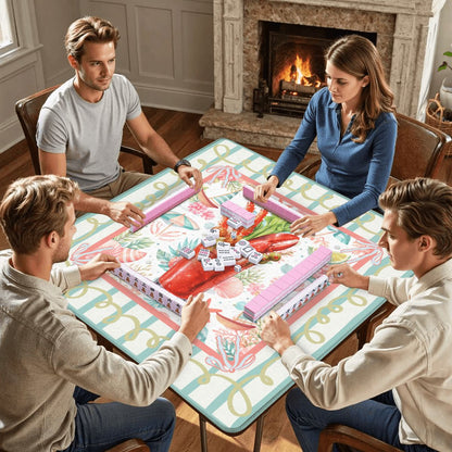 The Charleston Darling Blood Mary Mahjong Mat - Splash of Color Co.