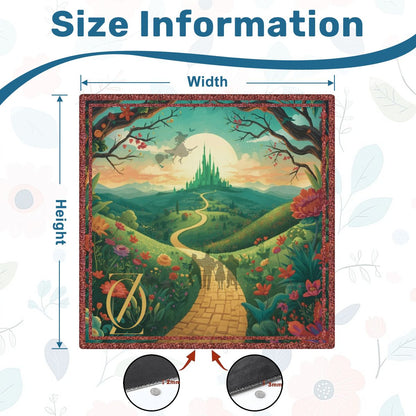 Magical Land Of Oz Mahjong Mat Sleek Surface - Splash Of Mahj And Color Co.